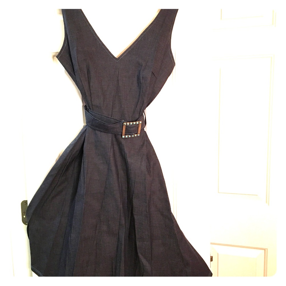 Navy blue dress